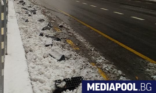 Снегорин е премахнал ограничителите на велоалеята на столичния бул Дондуков