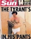 САЩ осъдиха публикуването на снимки на полуголия Саддам