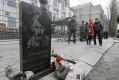 Украински радикали издигнаха надгробна плоча на Путин в Киев