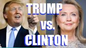 Разликата в подкрепата за Хилари Клинтън и Доналд Тръмп се топи