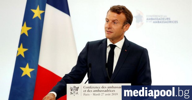 В обширна външнополитическа реч във вторник френският президент Еманюел Макрон