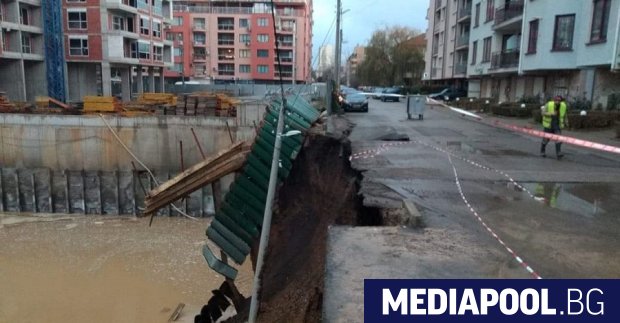 Стена се срути в строителен изкоп в столичния квартал Манастирски