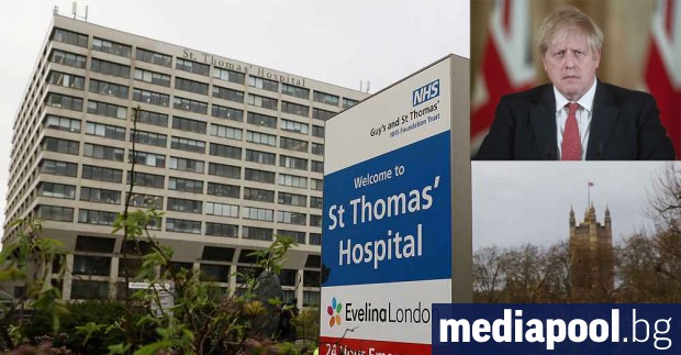 Британският премиер Борис Джонсън ще остане под наблюдение в болницата