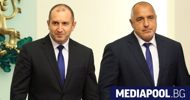 Държавният глава Румен Радев и министър председателят Бойко Борисов поздравиха президента