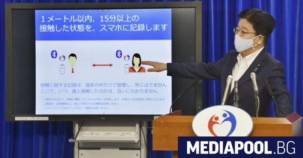 Японското мобилно приложение за проследяване на контактните на хора с