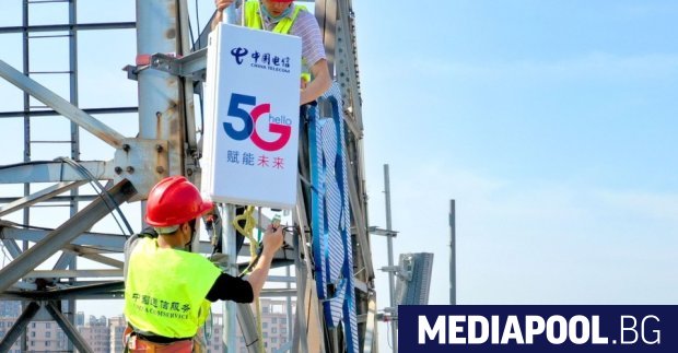 Общият брой на монтираните в Китай базови станции за 5G