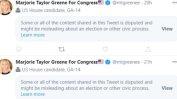 Twitter премахна личния профил на крайнодясна републиканка заради подвеждащи твърдения за Covid