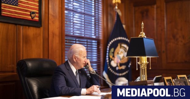 Президентът на САЩ Джо Байдън проведе 80-минутен видеоконферентен разговор с