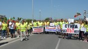 "Спонтанен" протест на превозвачи на ГКПП "Капитан Андреево"