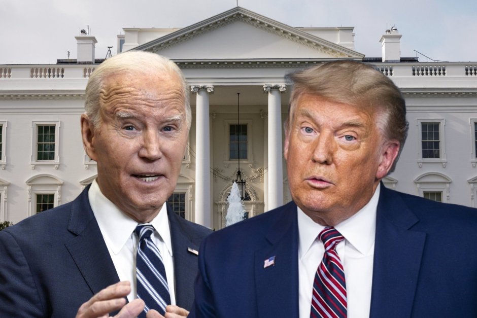 Двамата претенденти за Белия дом - Джо Байдън (вляво) и Доналд Тръмп Колаж:Mediapool