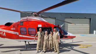 Медицинският хеликоптер с поредна успешна мисия